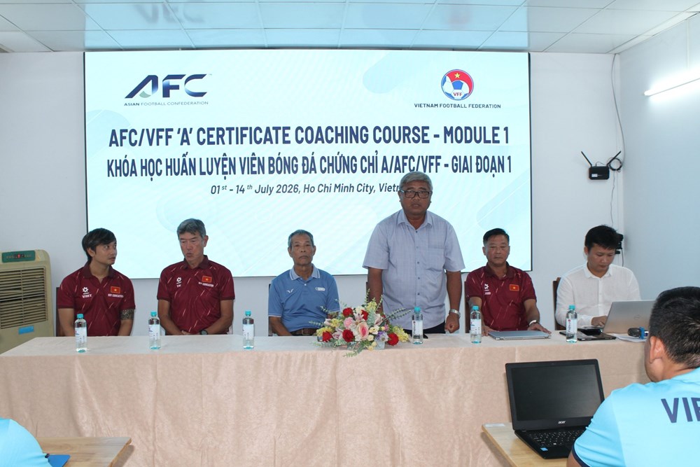 Khai mạc khóa học Huấn luyện viên chứng chỉ 'A' AFC/VFF giai đoạn 1 - ảnh 2