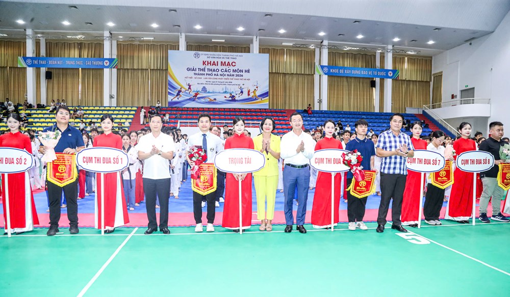 Hơn 8.000 VĐV dự Giải thể thao các môn hè thành phố Hà Nội - ảnh 1