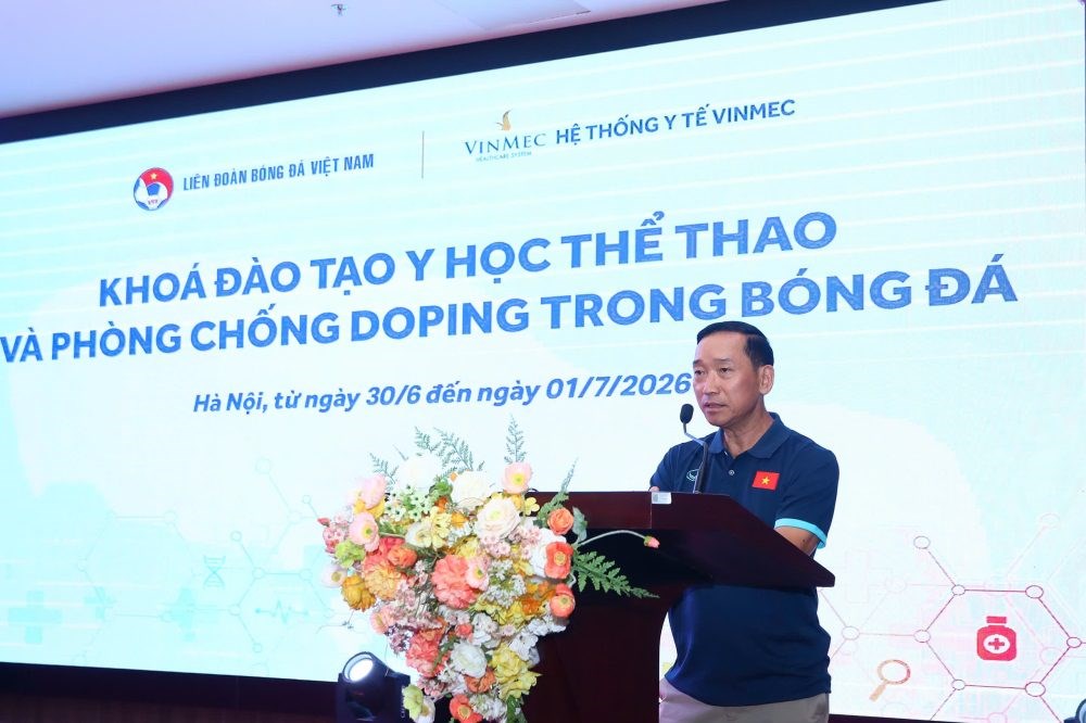 Bế mạc khóa đào tạo Y học thể thao trong bóng đá và phòng chống Doping - ảnh 3