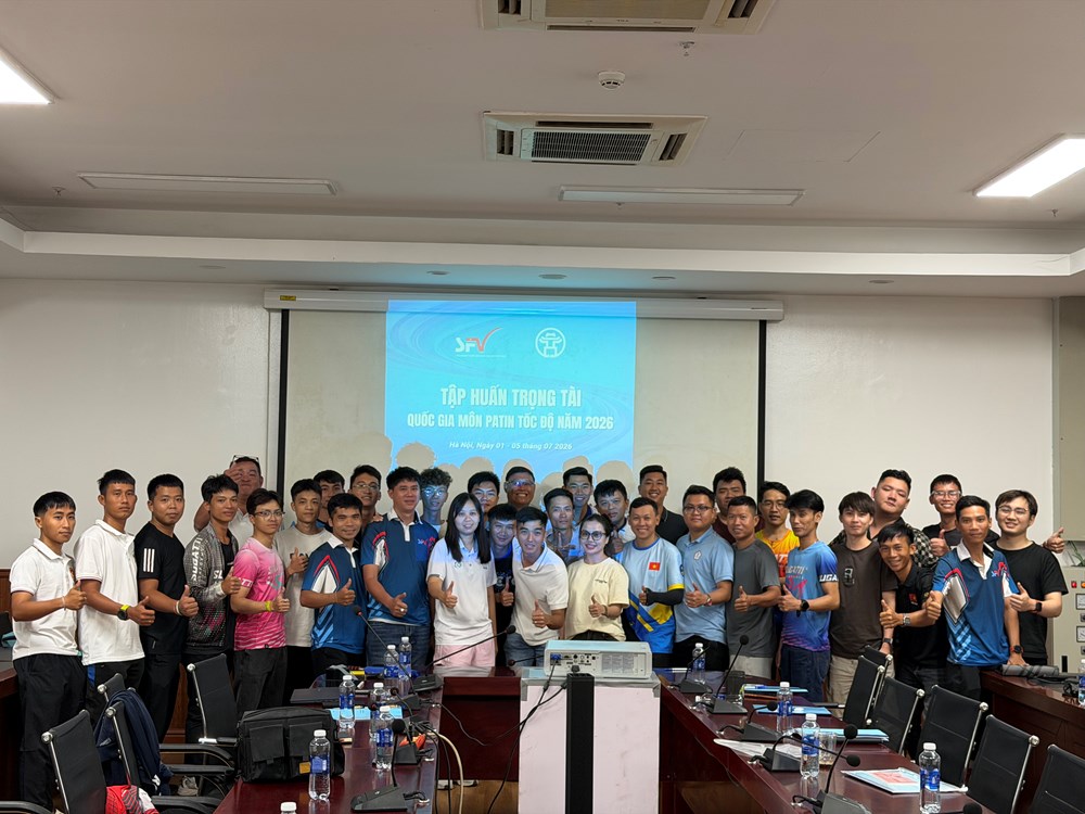 Chuẩn hóa đội ngũ trọng tài Patin tốc độ hướng tới Đại hội Thể thao toàn quốc lần thứ X - ảnh 1