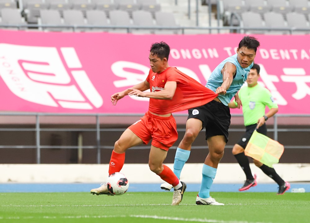 Đội tuyển Việt Nam thắng Yongin FC 2-1 trong trận đấu tập thứ hai tại Hàn Quốc - ảnh 1