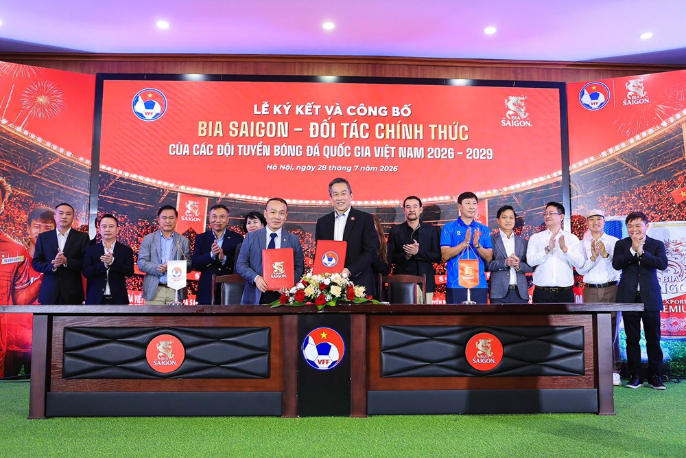 Bia Sài Gòn tiếp tục đồng hành cùng các đội tuyển bóng đá quốc gia Việt Nam giai đoạn 2026-2029 - ảnh 4
