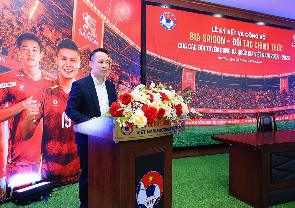 Bia Sài Gòn tiếp tục đồng hành cùng các đội tuyển bóng đá quốc gia Việt Nam giai đoạn 2026-2029 - ảnh 2