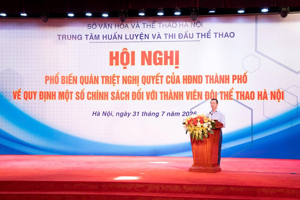 Hà Nội quán triệt các chính sách mới đối với thành viên đội thể thao - ảnh 1