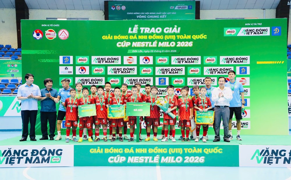 U11 CLB Hà Nội lần đầu vô địch Giải U11 toàn quốc - ảnh 2