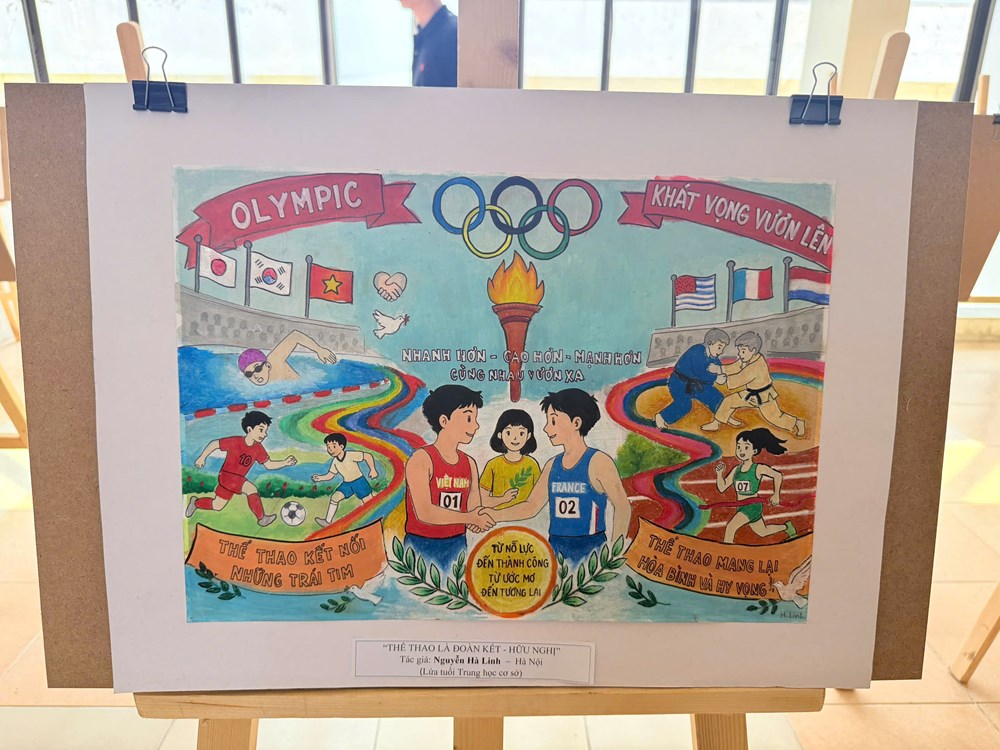 Trao giải cuộc thi vẽ tranh “Sắc màu Olympic Việt Nam - 50 năm tự hào & khát vọng” - ảnh 4