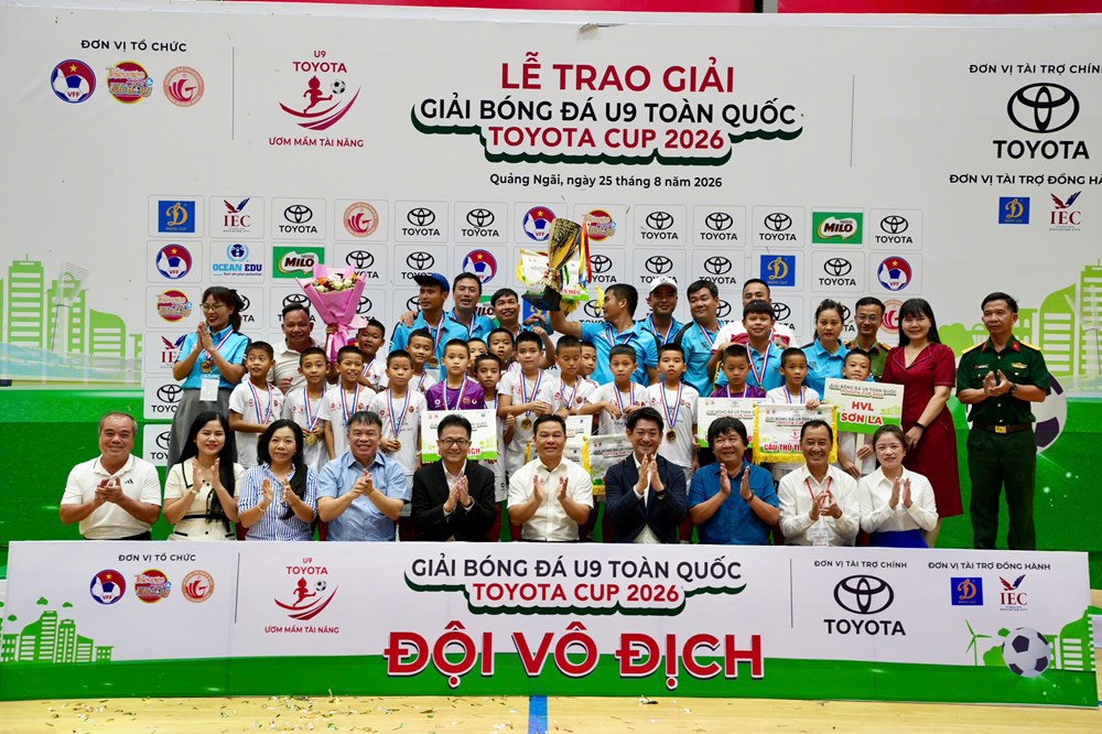U9 HVL Sơn La lần đầu vô địch U9 toàn quốc  - ảnh 1