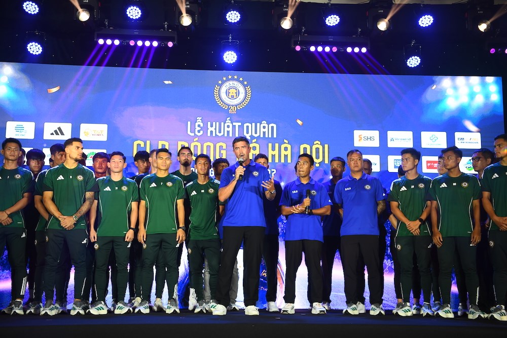 Hà Nội FC tổ chức lễ xuất quân và công bố hợp tác với adidas - ảnh 5