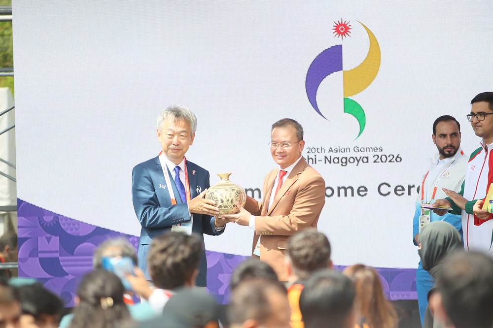 Quốc kỳ Việt Nam tung bay tại ASIAD 20 - ảnh 5