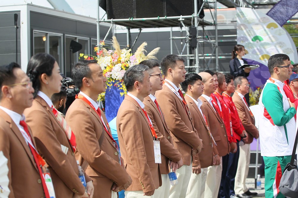 Quốc kỳ Việt Nam tung bay tại ASIAD 20 - ảnh 3