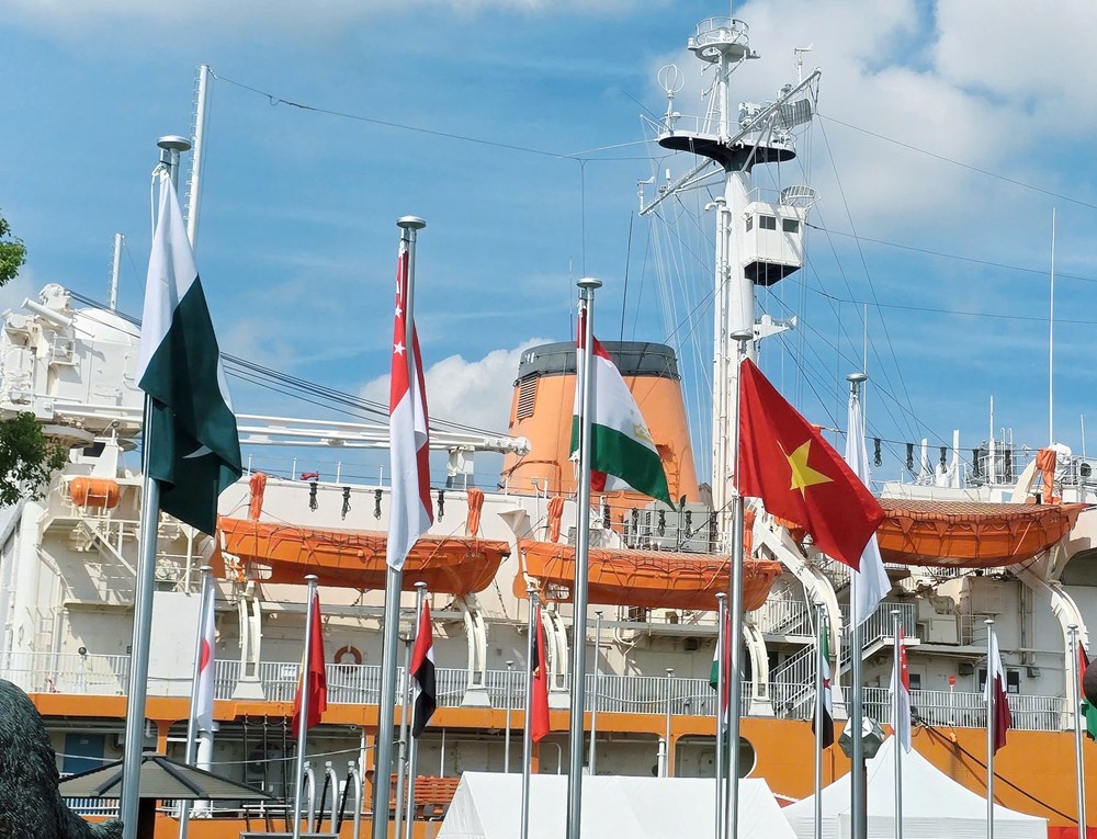 Quốc kỳ Việt Nam tung bay tại ASIAD 20 - ảnh 1