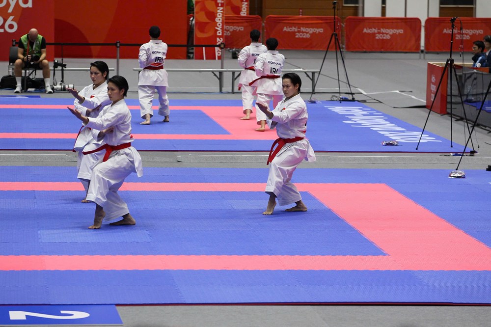 Nguyễn Ngọc Trâm cùng đồng đội vào chung kết kata nữ ASIAD 20 - ảnh 1