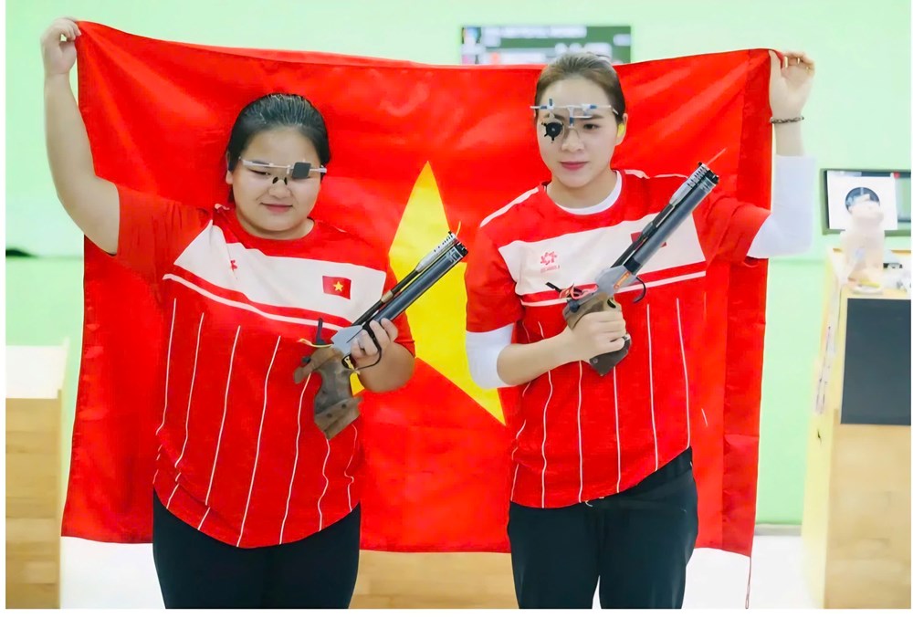Hôm nay, Trịnh Thu Vinh và Nguyễn Thùy Trang vào cuộc tại ASIAD 20 - ảnh 1