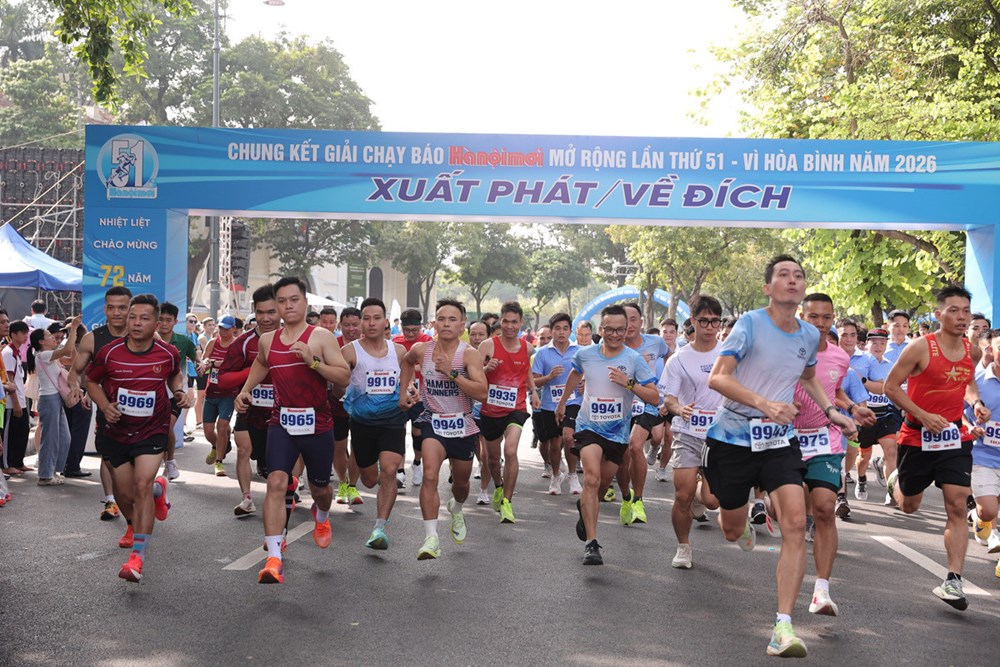 Hơn 3.000 VĐV tham gia Giải chạy Báo Hà Nội Mới mở rộng lần thứ 51 - ảnh 3