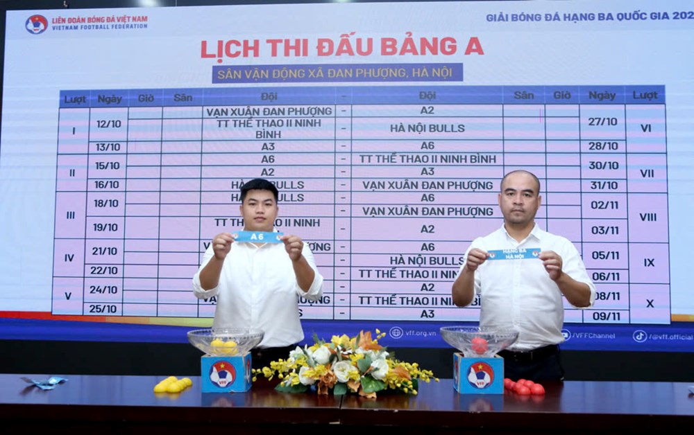 12 đội tranh tài tại Giải bóng đá hạng Ba quốc gia 2026 - ảnh 2
