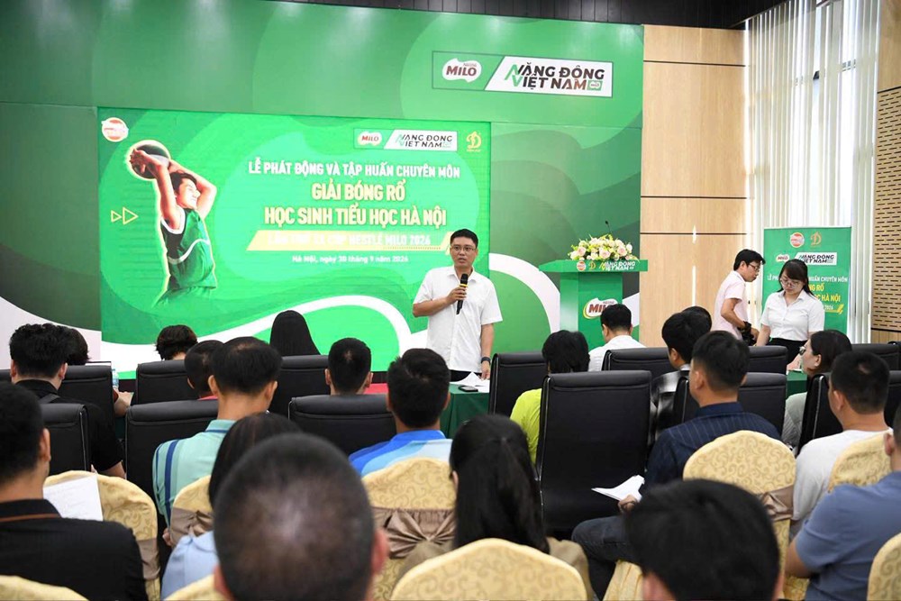 Phát động sân chơi bóng rổ dành cho học sinh tiểu học Hà Nội - ảnh 2