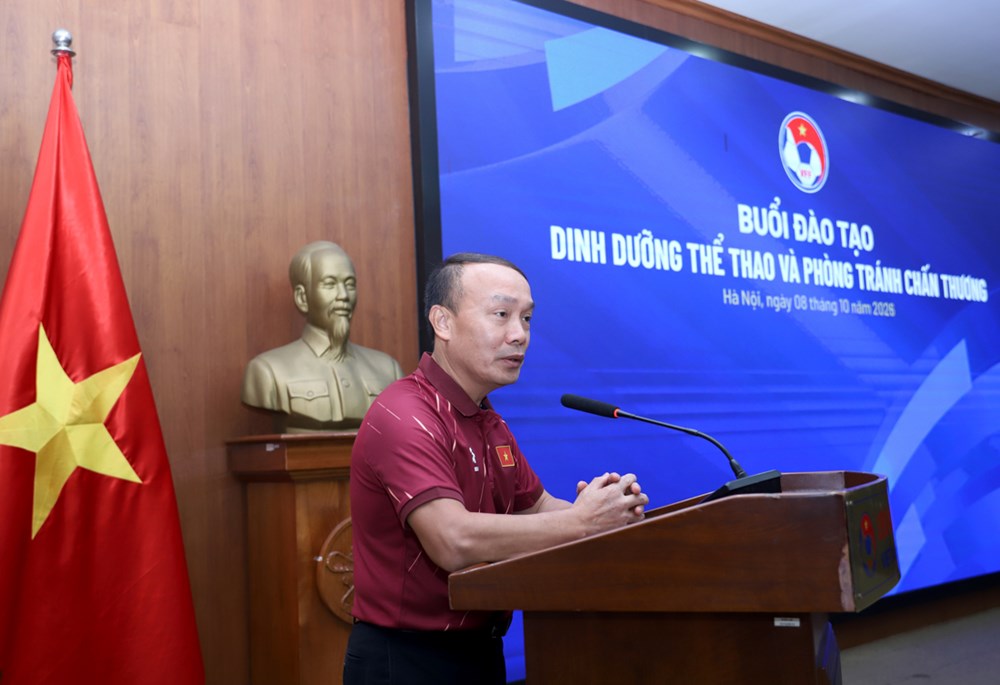 U17 Việt Nam trang bị kiến thức dinh dưỡng thể thao, phòng tránh chấn thương - ảnh 2
