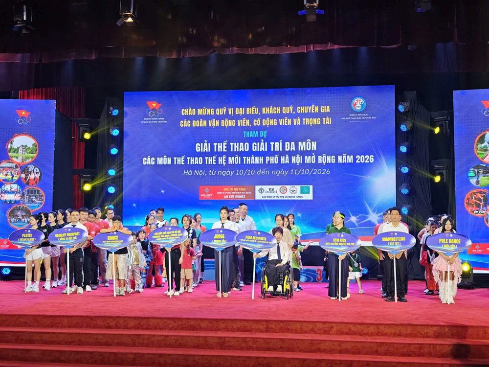 Hơn 600 VĐV tham dự Giải Thể thao giải trí đa môn Hà Nội mở rộng 2026 - ảnh 1