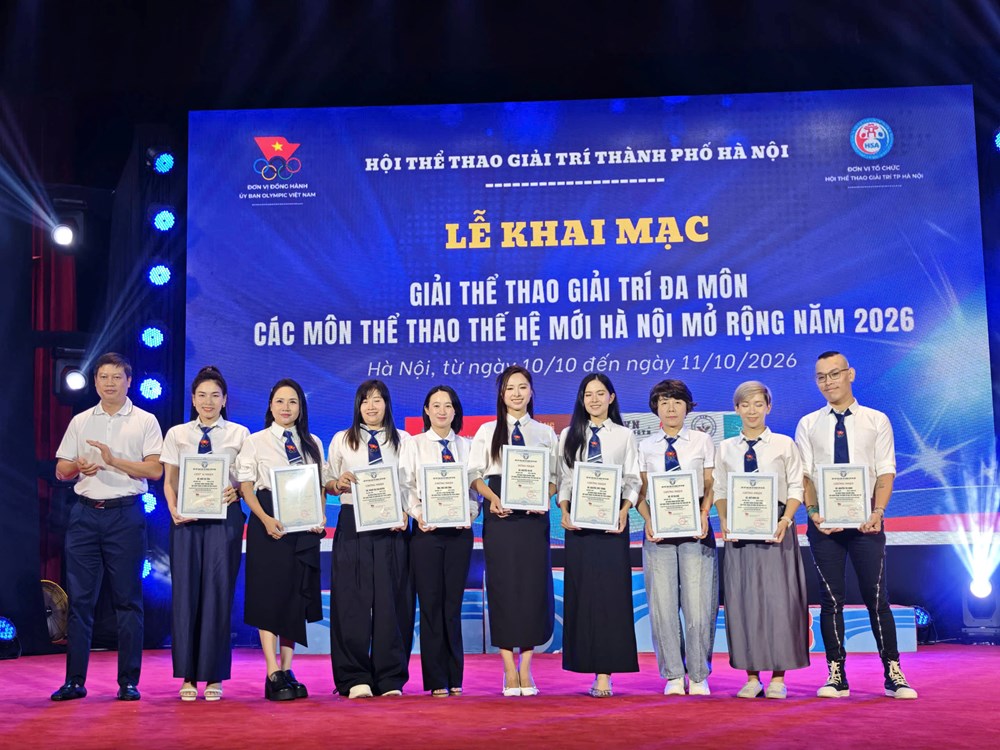Hơn 600 VĐV tham dự Giải Thể thao giải trí đa môn Hà Nội mở rộng 2026 - ảnh 2