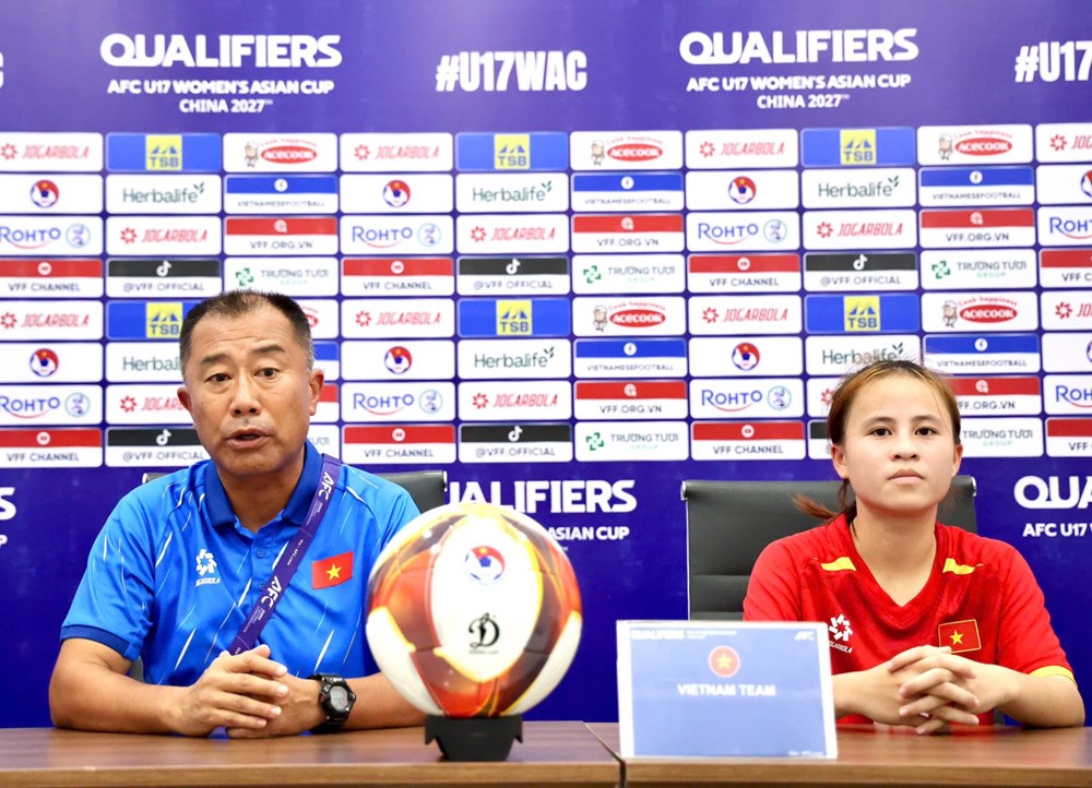 HLV Okiyama Masahiko nói về hành trình giành vé dự VCK U17 nữ châu Á 2027 - ảnh 2