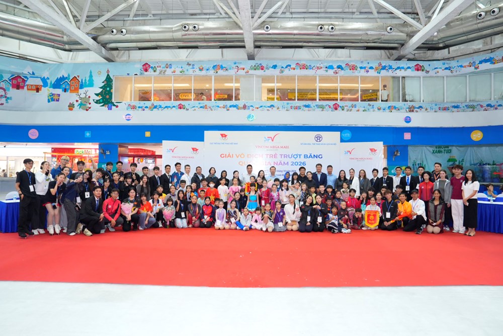 112 VĐV tham dự Giải vô địch trẻ Trượt băng quốc gia 2026 - ảnh 1