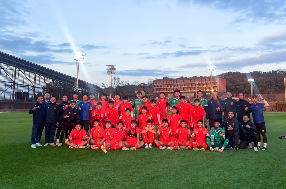 U17 Việt Nam thắng 5-0 trước U17 Cheonan FC, tạo đà hướng tới World Cup - ảnh 1