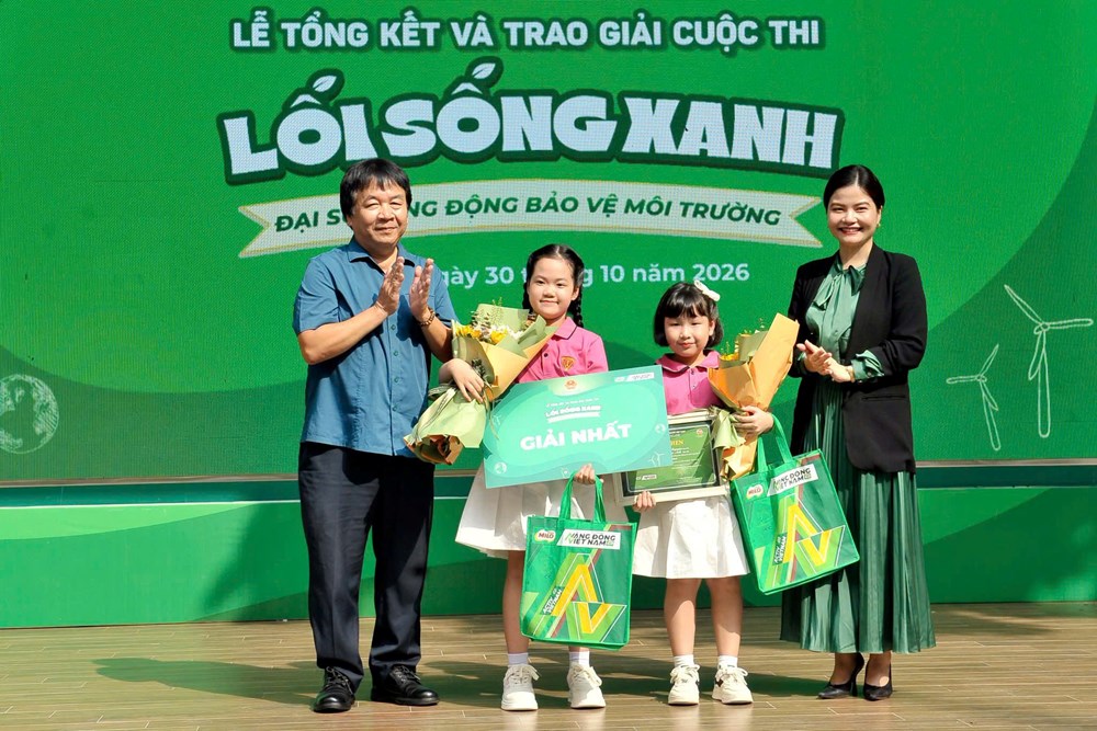 Học sinh Quảng Trị giành giải Nhất cuộc thi “Lối sống xanh” năm 2026 - ảnh 1