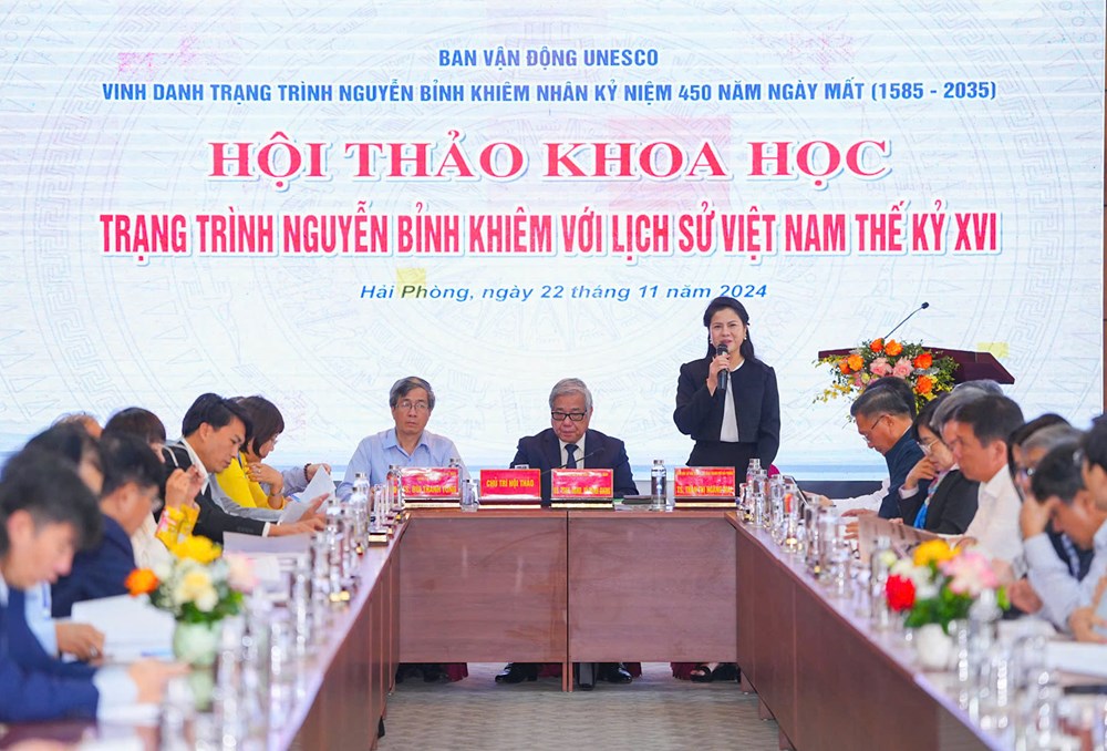 Hải Phòng: Hội thảo “Trạng Trình Nguyễn Bỉnh Khiêm với lịch sử Việt Nam thế kỷ XVI” - ảnh 2