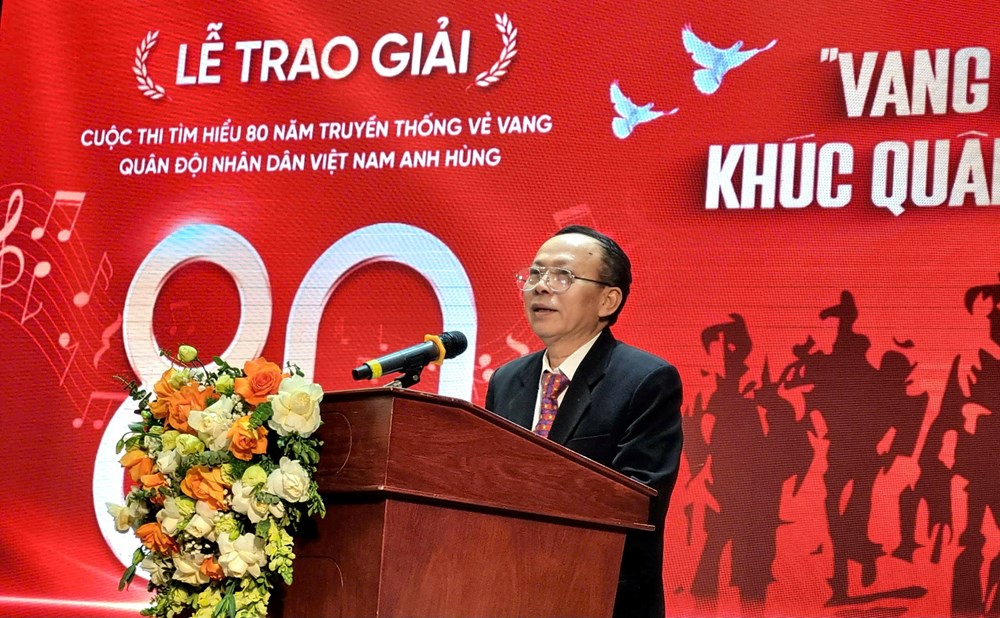 Trao giải Cuộc thi “Tìm hiểu 80 năm truyền thống vẻ vang của Quân đội nhân dân Việt Nam anh hùng” - ảnh 3