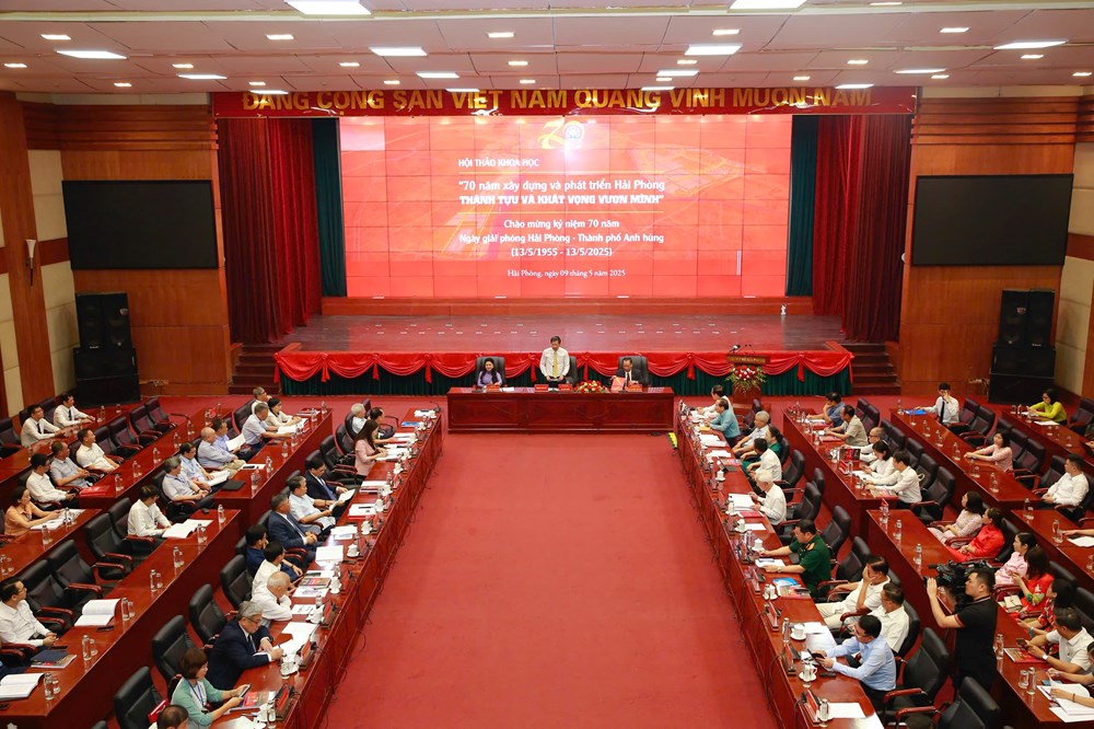Hội thảo Khoa học 70 năm xây dựng và phát triển Hải Phòng - ảnh 3