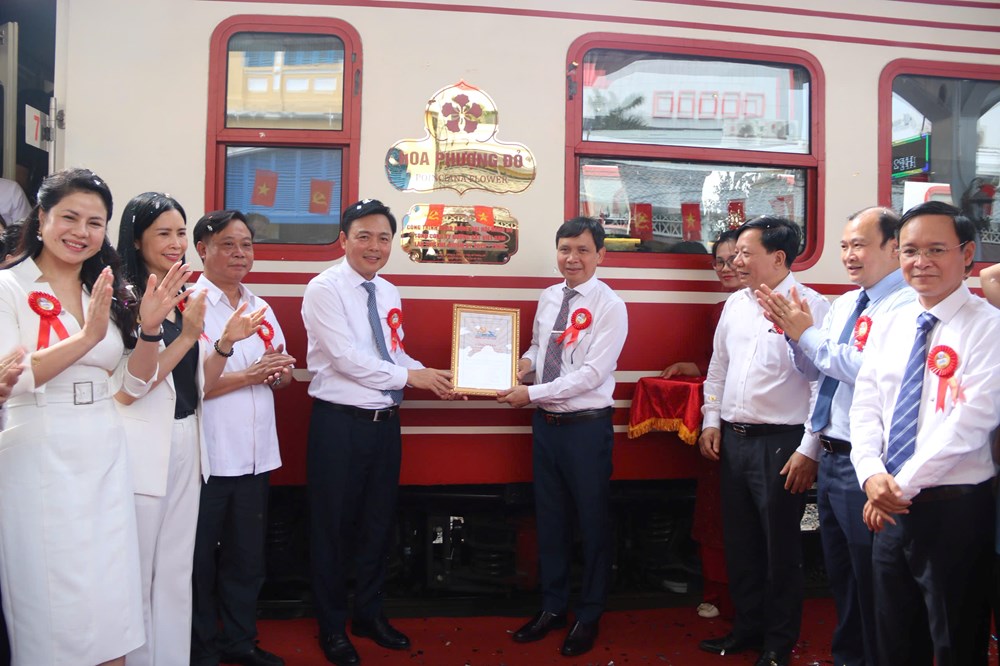 Công bố điểm du lịch Ga Hải Phòng và khai trương đoàn tàu Hoa Phượng Đỏ - ảnh 3