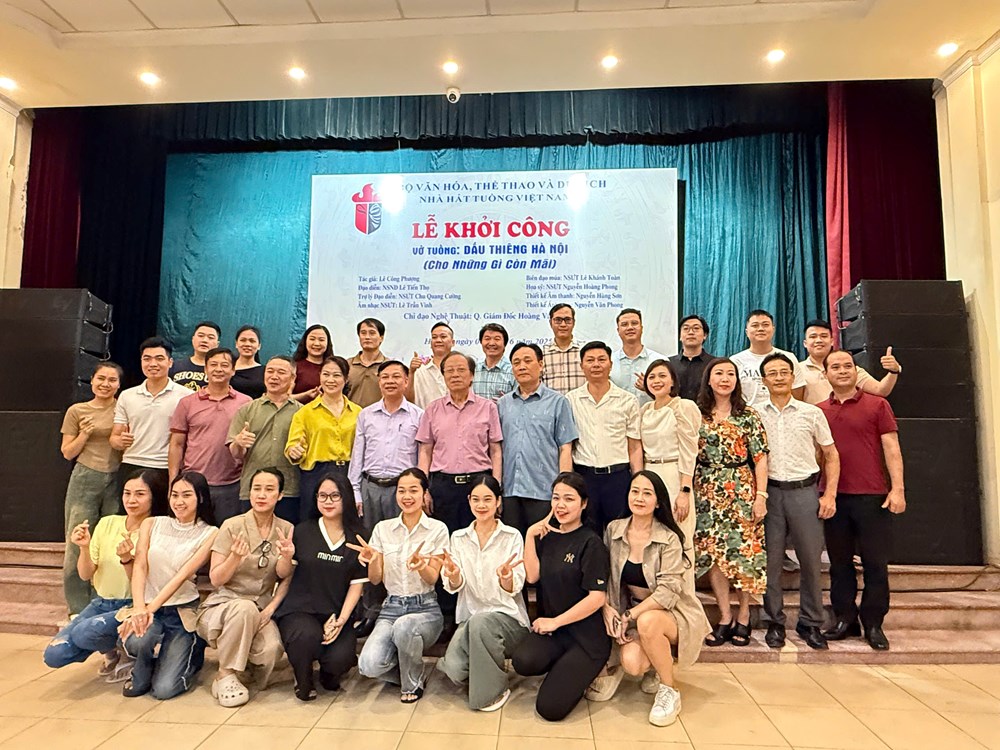 Nhà hát Tuồng Việt Nam khởi công dựng vở tuồng hiện đại “Dấu thiêng Hà Nội” - ảnh 1