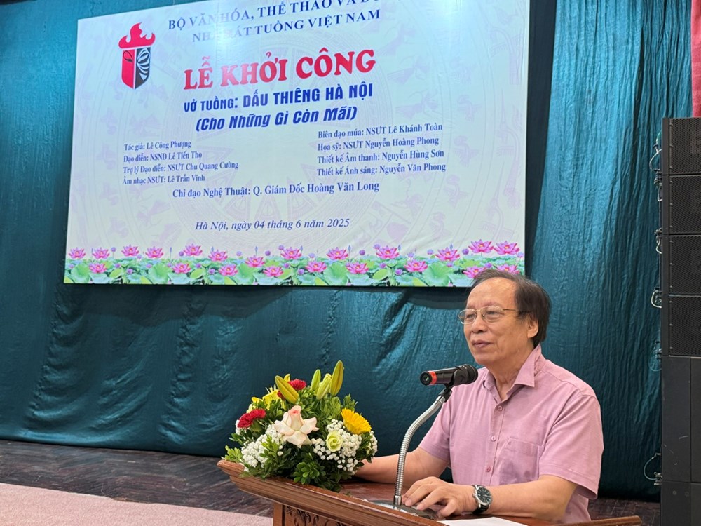 Nhà hát Tuồng Việt Nam khởi công dựng vở tuồng hiện đại “Dấu thiêng Hà Nội” - ảnh 3