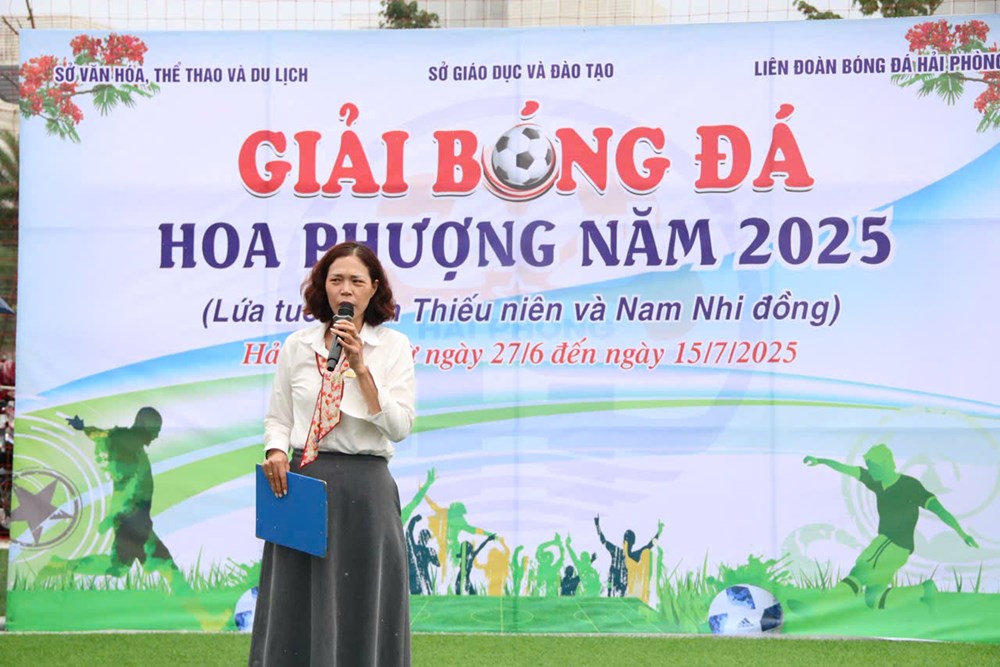 Hải Phòng: Khai mạc Giải Bóng đá Hoa Phượng năm 2025 - ảnh 2