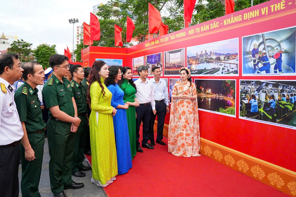 Triển lãm “Hải Phòng - Hội tụ bản sắc, khẳng định vị thế, kiến tạo tương lai” - ảnh 3