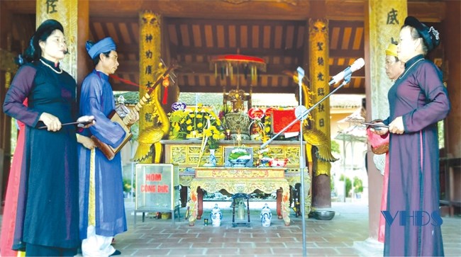 Bảo tồn và phát huy giá trị Di sản văn hóa hát nhà trò Văn Trinh - ảnh 1