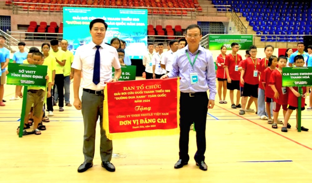 Quảng Nam nhất toàn đoàn tại Giải bơi cứu đuối thanh thiếu nhi “Đường đua xanh” toàn quốc 2024 - ảnh 4