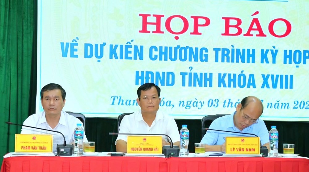 HĐND tỉnh Thanh Hóa sẽ xem xét, thông qua 16 Nghị quyết trong kỳ họp thứ 20 - ảnh 2