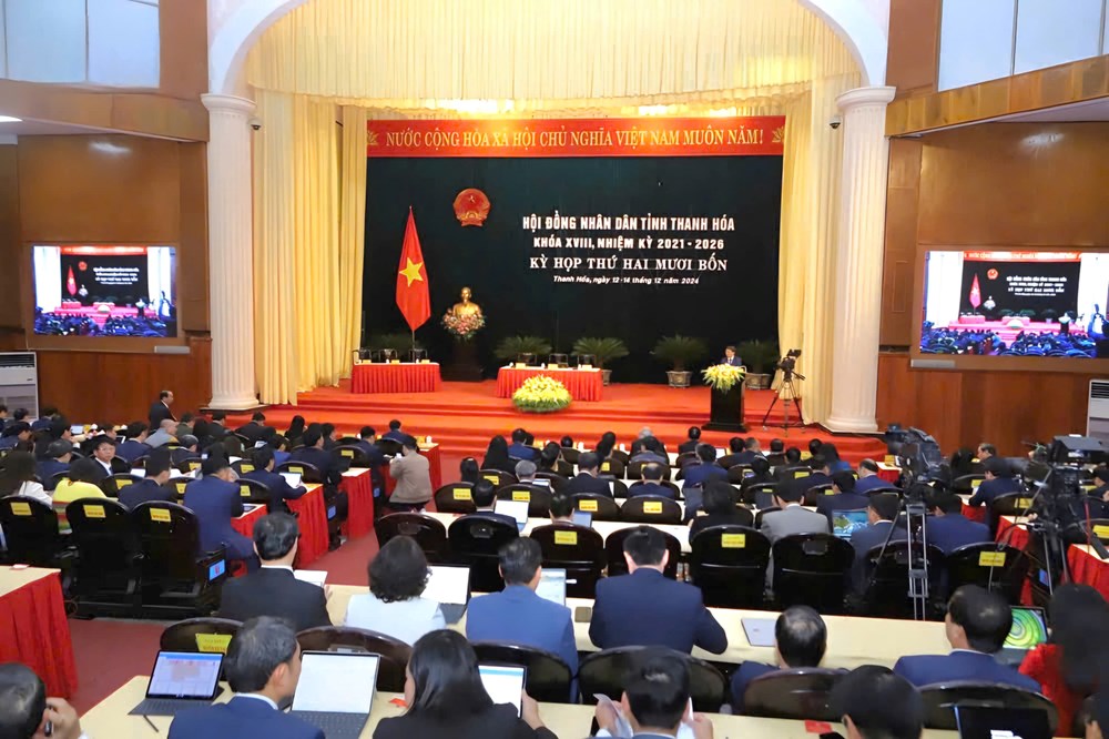 Khai mạc Kỳ họp thứ 24 HĐND tỉnh - ảnh 1