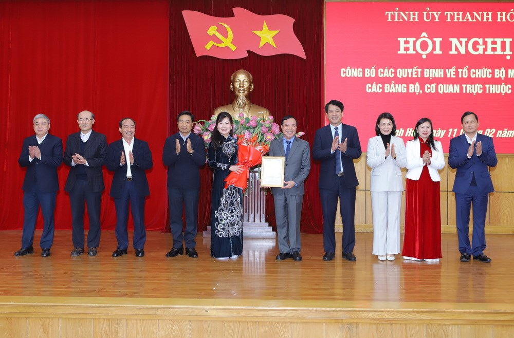 Thanh Hoá thành lập 2 Đảng bộ, hợp nhất 2 Ban - ảnh 1