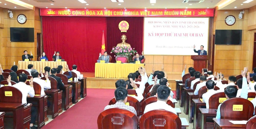 HĐND tỉnh Thanh Hoá thông qua 25 nghị quyết quan trọng - ảnh 2