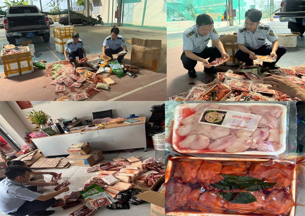 Phát hiện gần 4 tạ thực phẩm không rõ nguồn gốc trong đợt cao điểm kiểm tra thị trường - ảnh 1