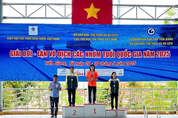 Bơi Thanh Hoá giành 11 HCV, phá 5 kỷ lục tại giải vô địch nhóm tuổi quốc gia 2025 - ảnh 1