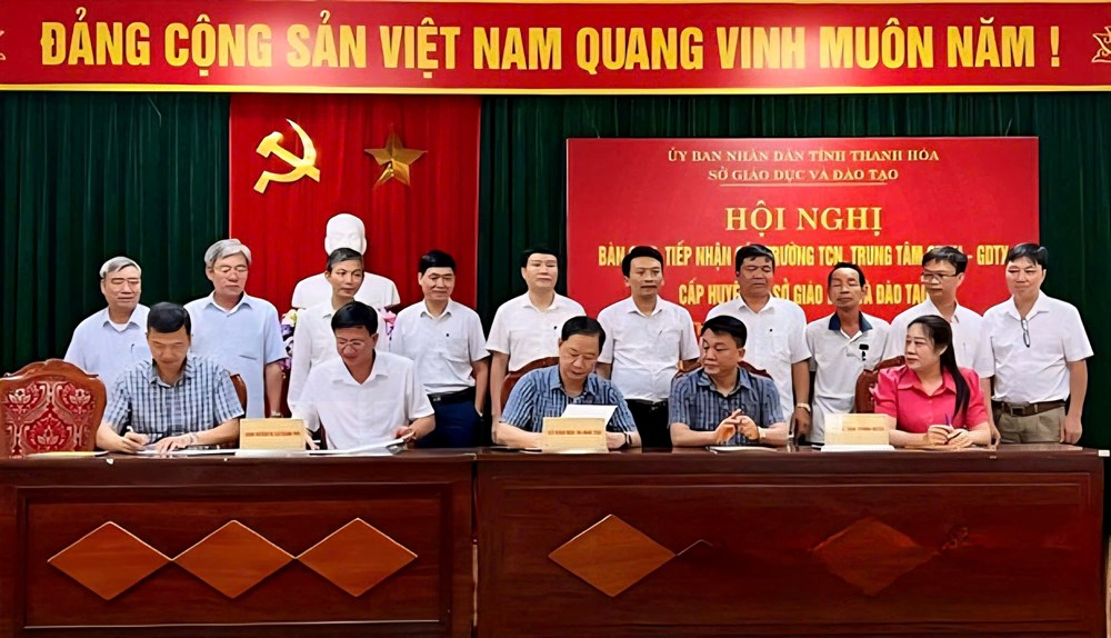 Hơn 20 cơ sở giáo dục nghề nghiệp ở Thanh Hóa đổi chủ quản - ảnh 1