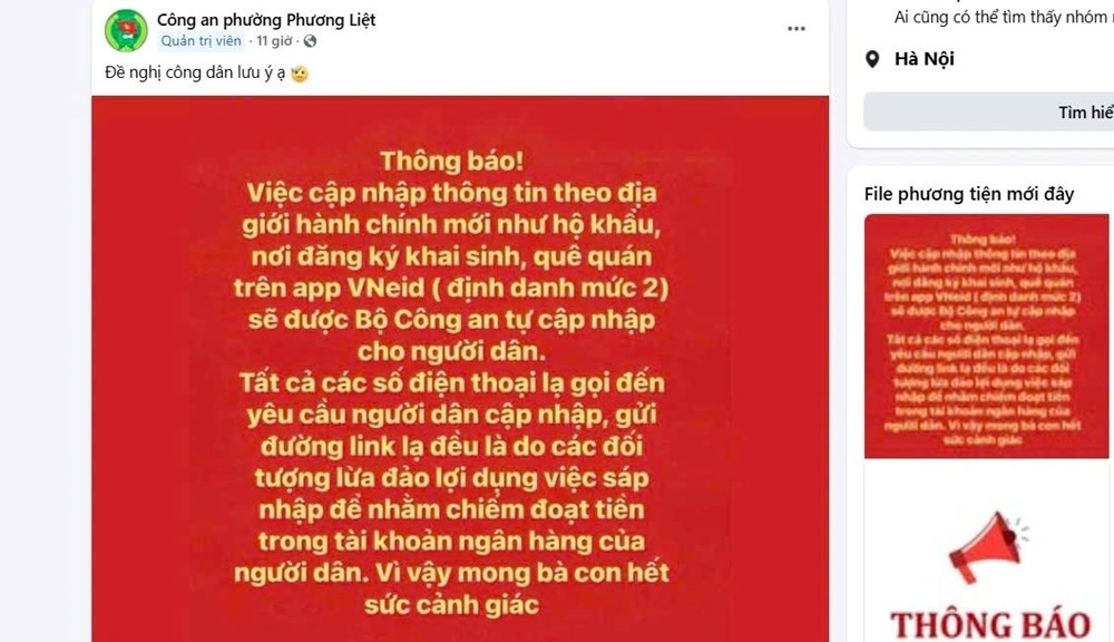 Giả danh cán bộ sau sáp nhập, chiêu lừa mới đánh vào tâm lý người dân - ảnh 1