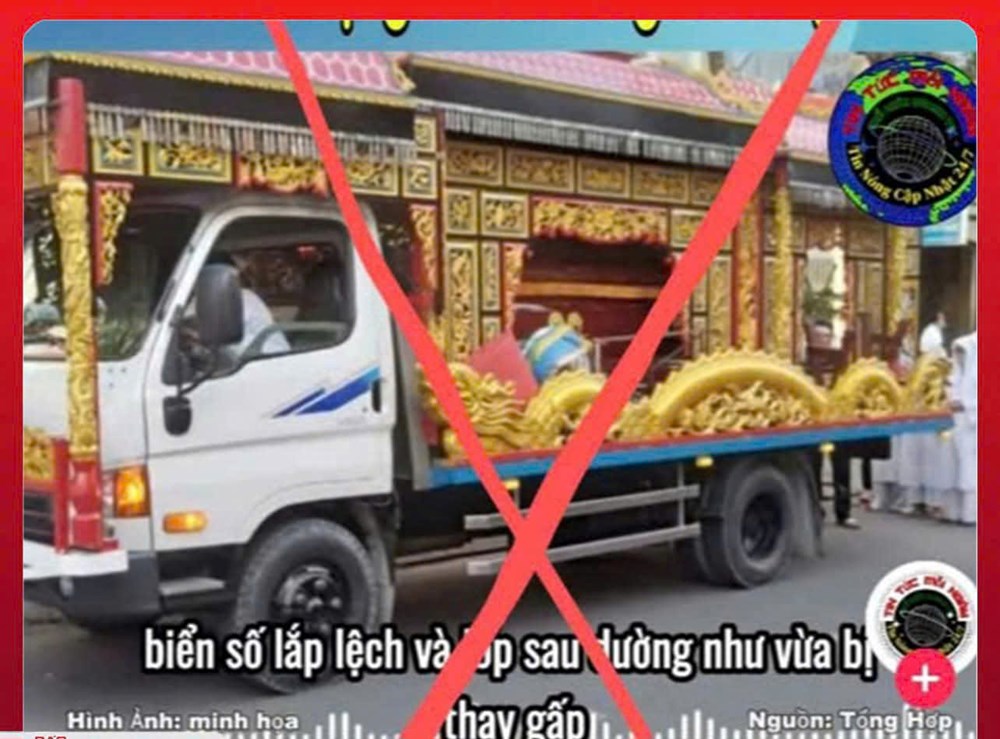 Giật mình clip “bé gái chui ra từ quan tài”: Công an xác minh là tin giả - ảnh 1