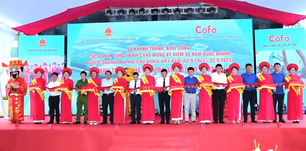 Khánh thành nhà máy lốp ô tô 120 triệu USD, tạo việc làm cho 3.500 lao động - ảnh 1