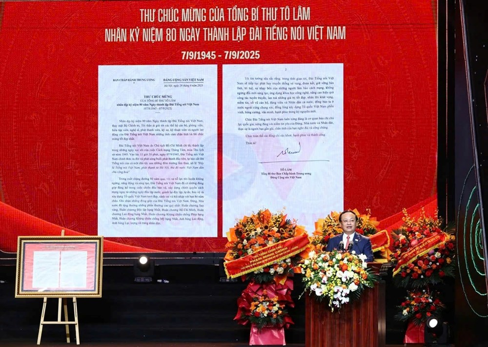 Đài Tiếng nói Việt Nam kỷ niệm 80 năm Ngày thành lập và đón nhận Huân chương Hồ Chí Minh lần thứ 3 - ảnh 1