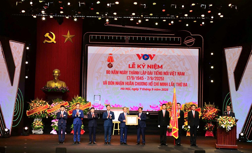 Đài Tiếng nói Việt Nam kỷ niệm 80 năm Ngày thành lập và đón nhận Huân chương Hồ Chí Minh lần thứ 3 - ảnh 2