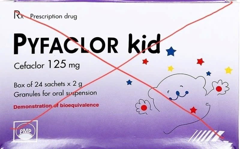 Thanh Hóa: Thu hồi toàn tỉnh lô thuốc Pyfaclor Kid do vi phạm chất lượng - ảnh 1